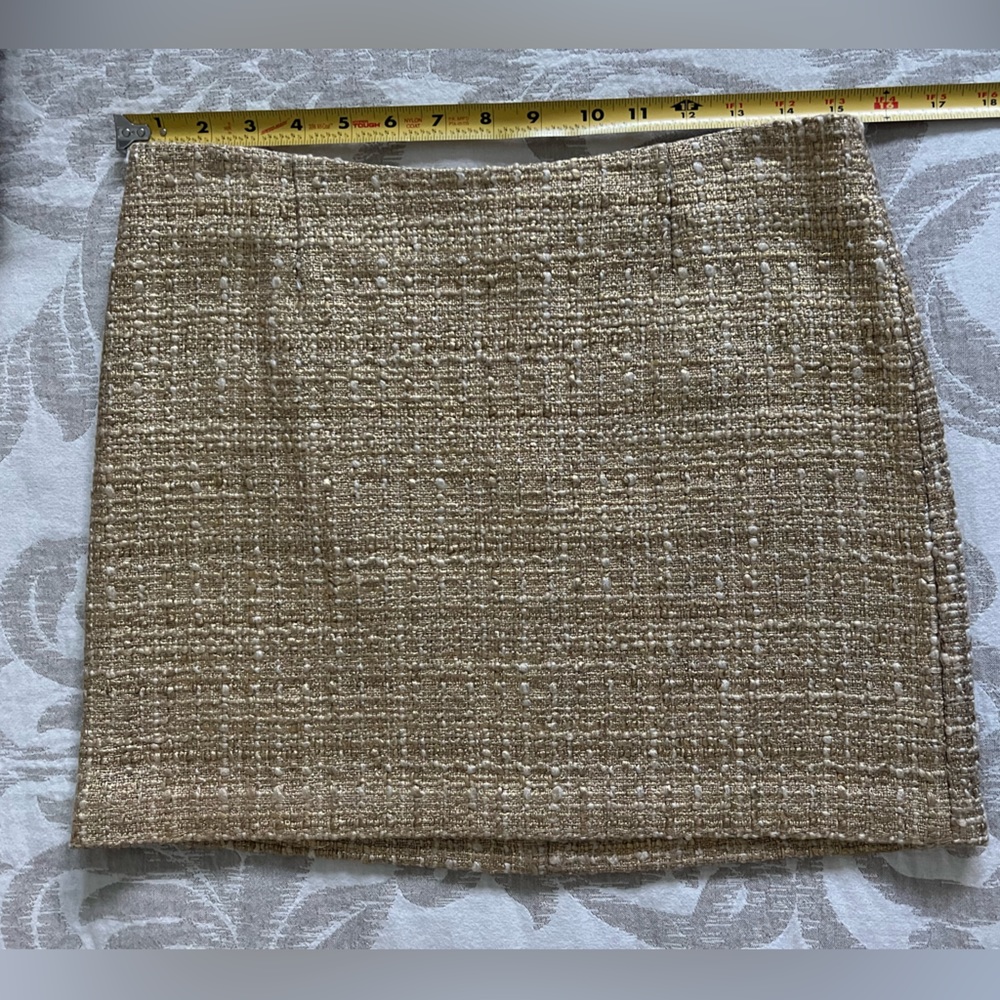 Alice and Olivia gold thread skirt